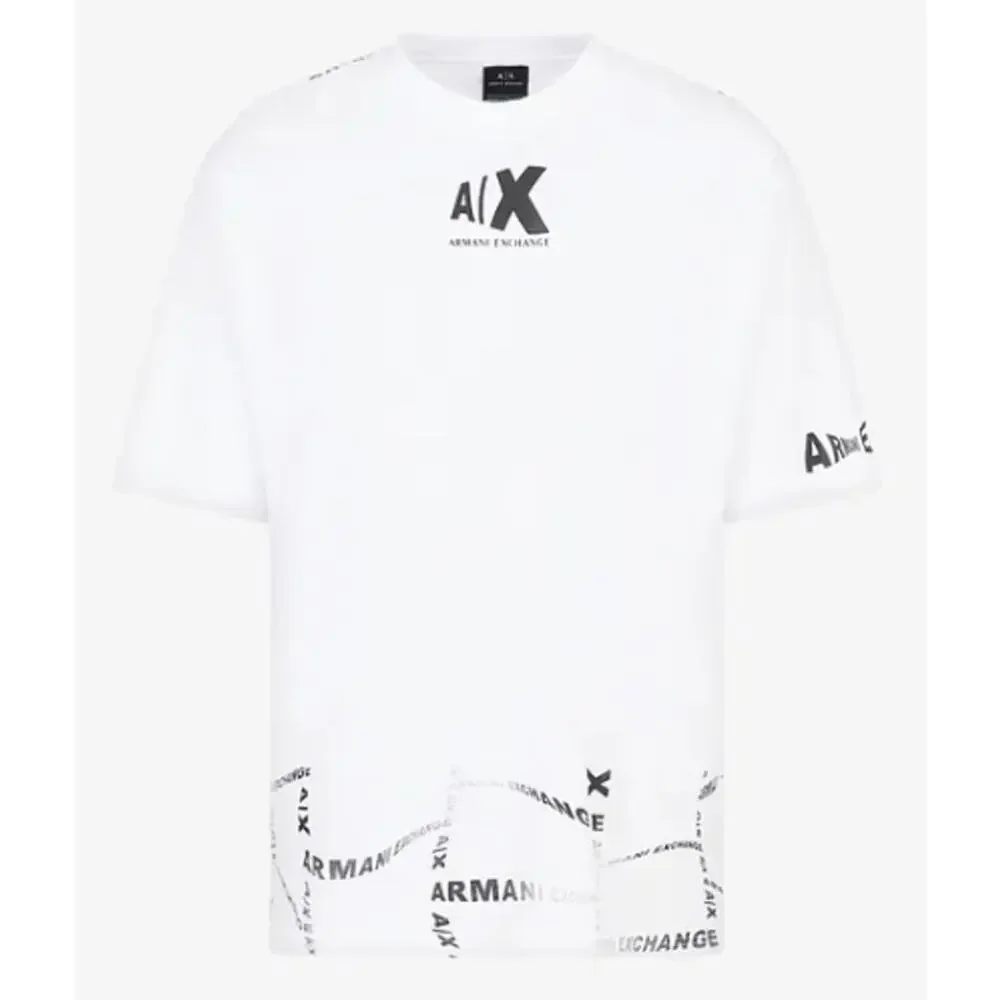 ARMANI EXCHANGE Organic Jersey Cotton Regular Fit Logo T-Shirt - SM - NWT